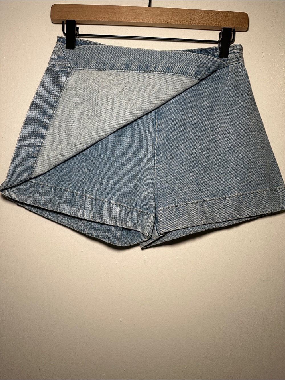 Wrap Denim Skort - Picture 5 of 6